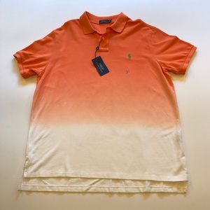 NWT Polo Men’s Short-Sleeve Dip-Dyed Polo. Sz XXL.